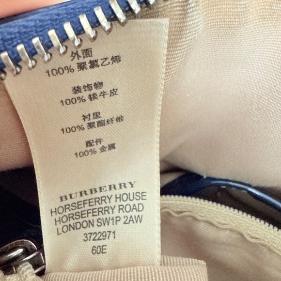 Burberry bag blue - Picture 6 of 10